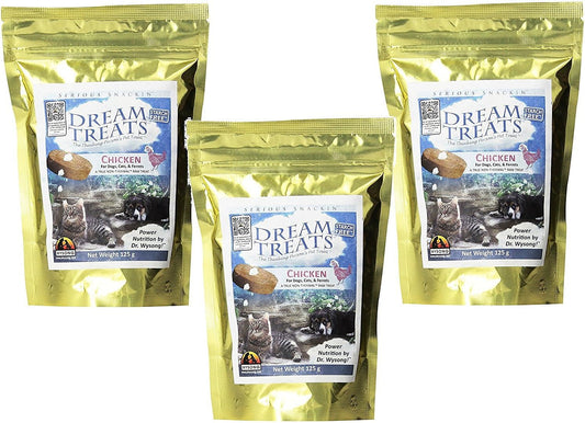 Wysong Dream Treats Chicken - for Dogs/Cats/Ferrets - Raw Food - 4.9 Ounce Bag