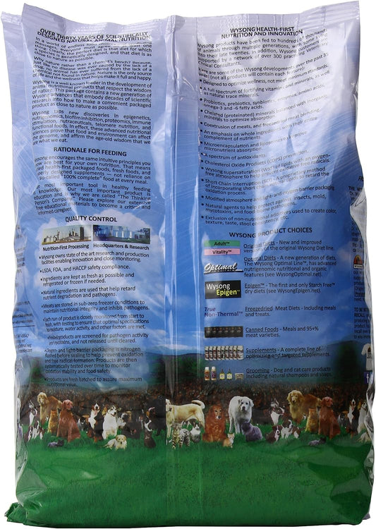 Wysong Adult Canine Formula Dry Diet Dog Food, Four- 5 Pound Bag