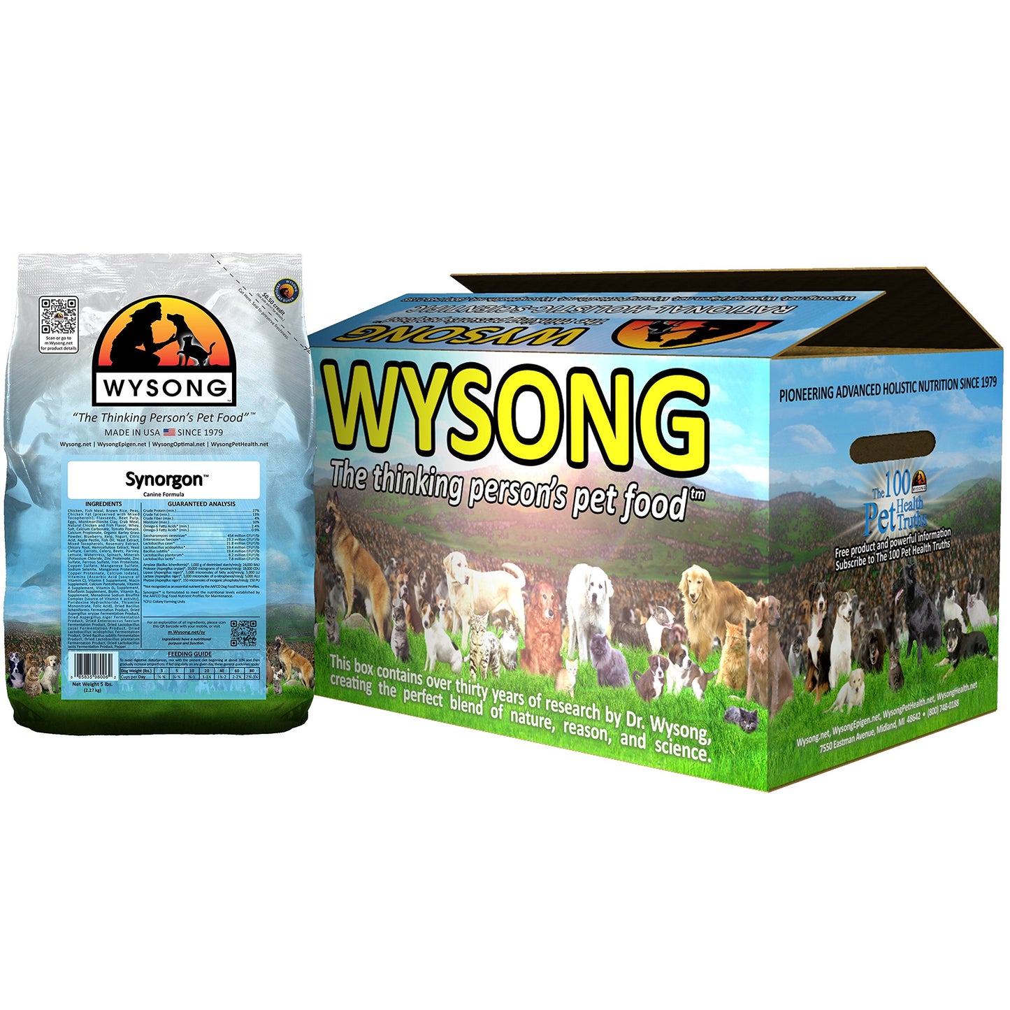 Wysong Synorgon Canine Formula Dry Dog Food - 5 Pound Bag