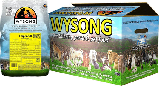 Wysong Epigen 90 Starch Free Canine Feline Dry Formula Dog Cat Food, Four- 5 Pound Bags (WDCFE9020)