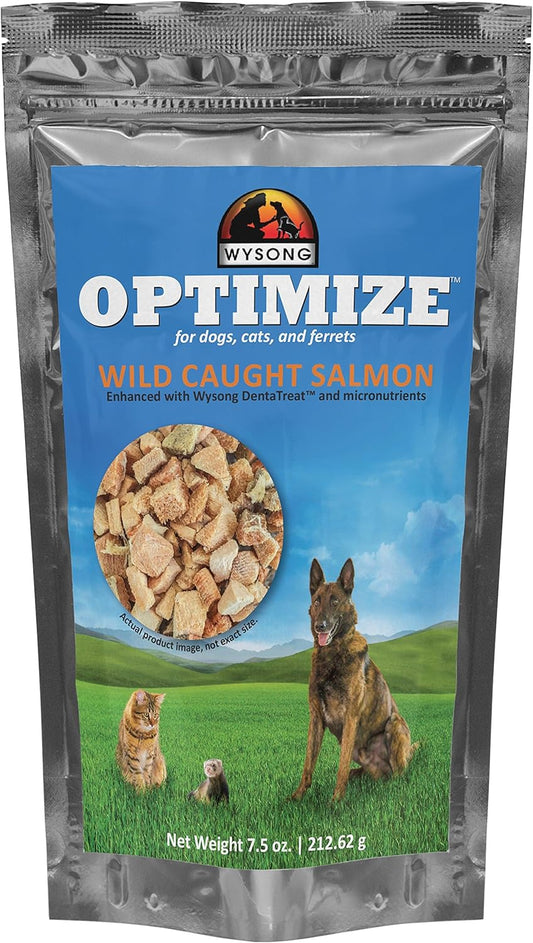 Wysong Optimize Wild Caught Salmon For Dogs, Cats & Ferret,7.5 Ounce (Pack of 1)